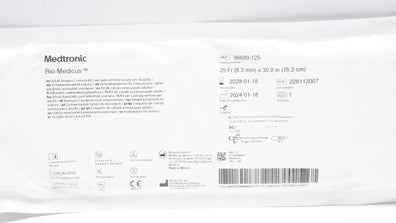 Medtronic 96600-125 Bio-Medicus Adult Venous Cannula Kit 25Fr x 30.0inch